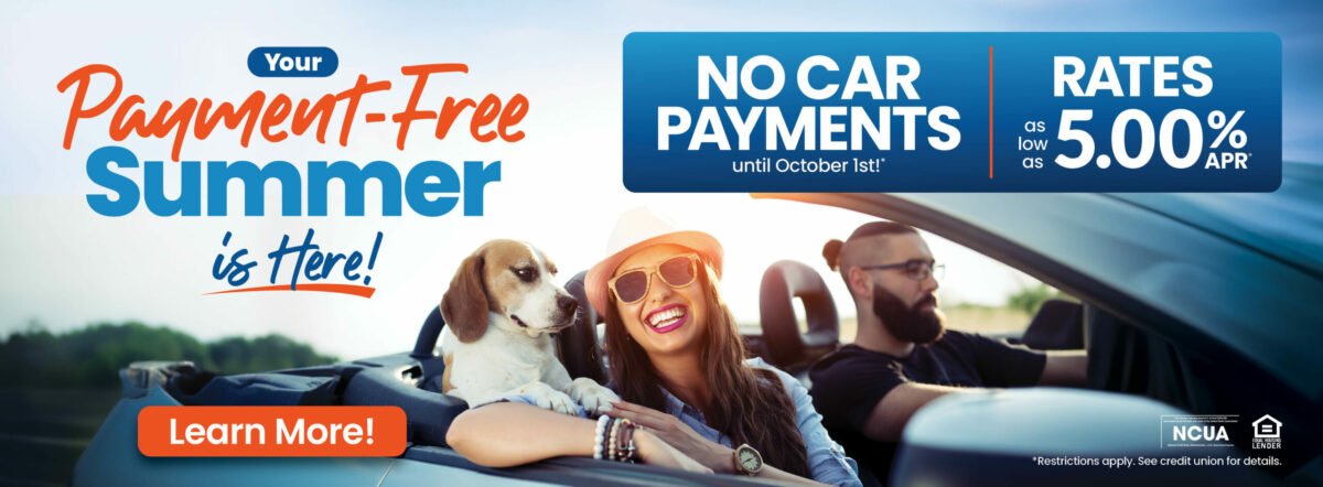 your payment-free summer is here. no car payments until october 1st 2024! Learn more!